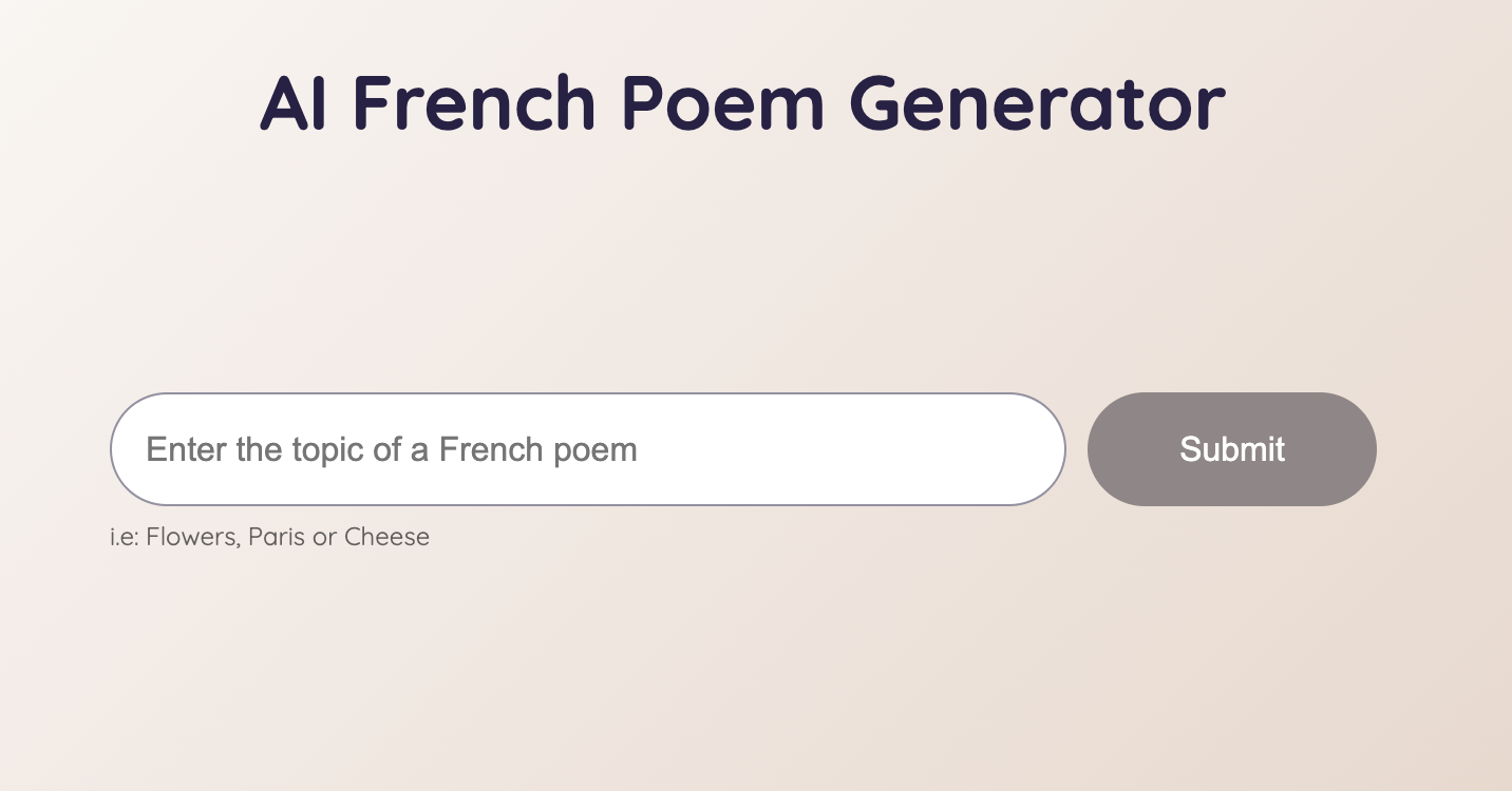 poem generator